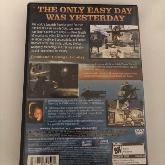 Socom 2 & Socom 3 U.S. Navy Seals PS2 Games PlayStation 2 - Picture 4 of 8